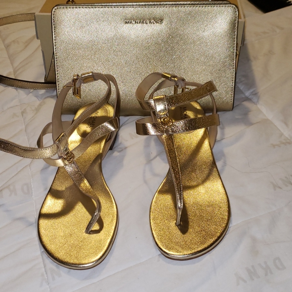 Purse and sandals